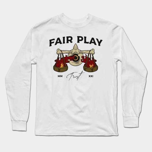 Fair Play Long Sleeve T-Shirt by Mahija